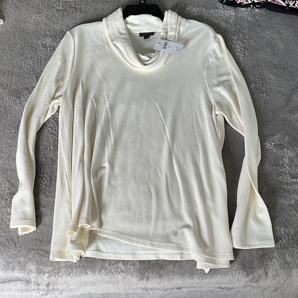 White J Jill sweater NEW